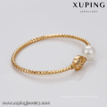 51756 mode kupferlegierung schmuck moderne gold armreifen design blattform perle manschette armreif schmuck